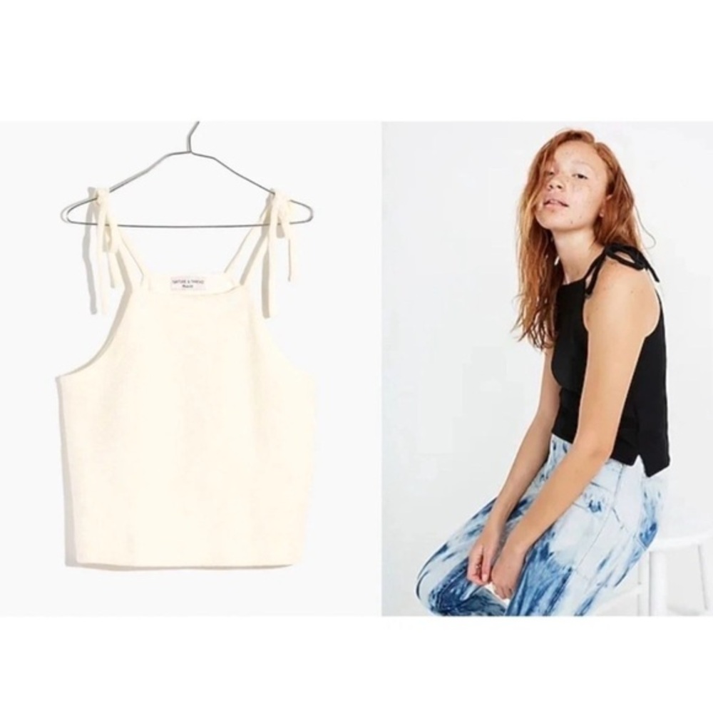Madewell‎ - Cotton Tie Strap Tank